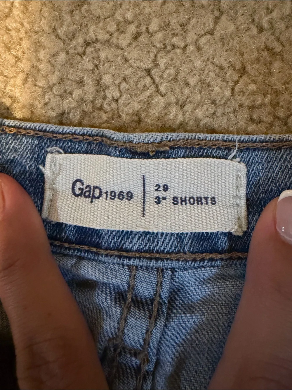 GAP Light Blue Denim Shorts